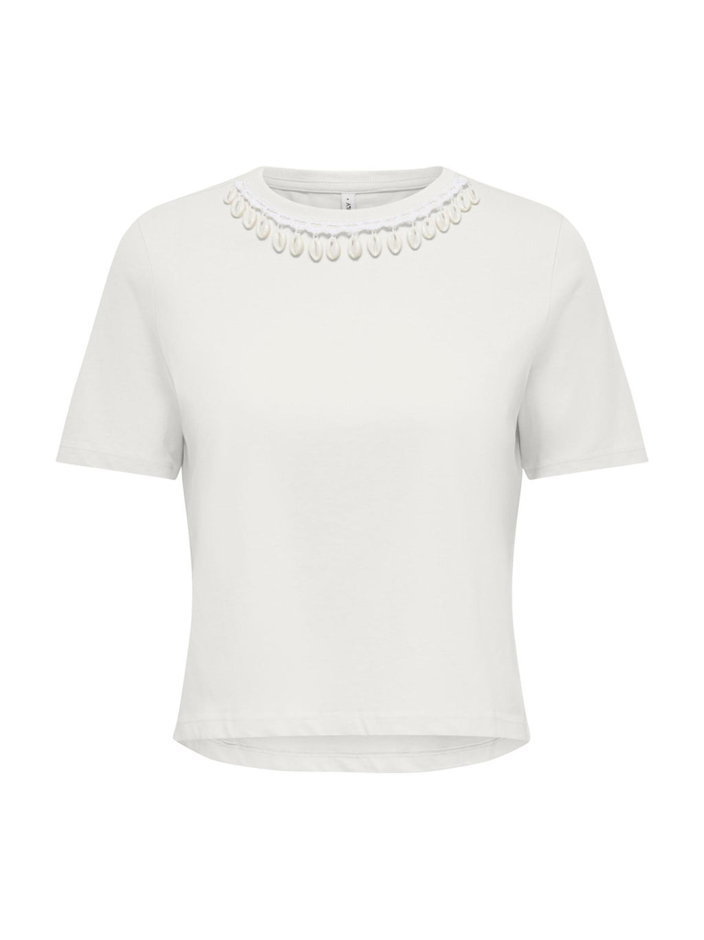 T-shirt Only Bianco Livy conchiglie 15372088 /Cloud Dancer ONLY 