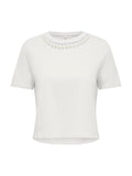 T-shirt Only Bianco Livy conchiglie 15372088 /Cloud Dancer ONLY 