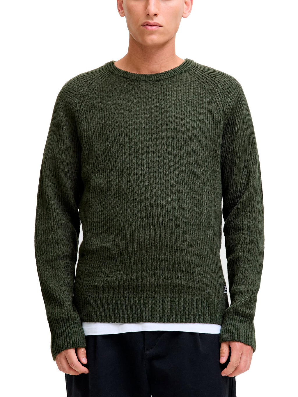 Maglia Jack & Jones Pannel Verde a costine 12278916 /Duffel Bag JACK & JONES 