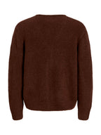 Cardigan Jack & Jones Liverpool Marrone scollo a V 12282854 /Deep Mahogany JACK & JONES 