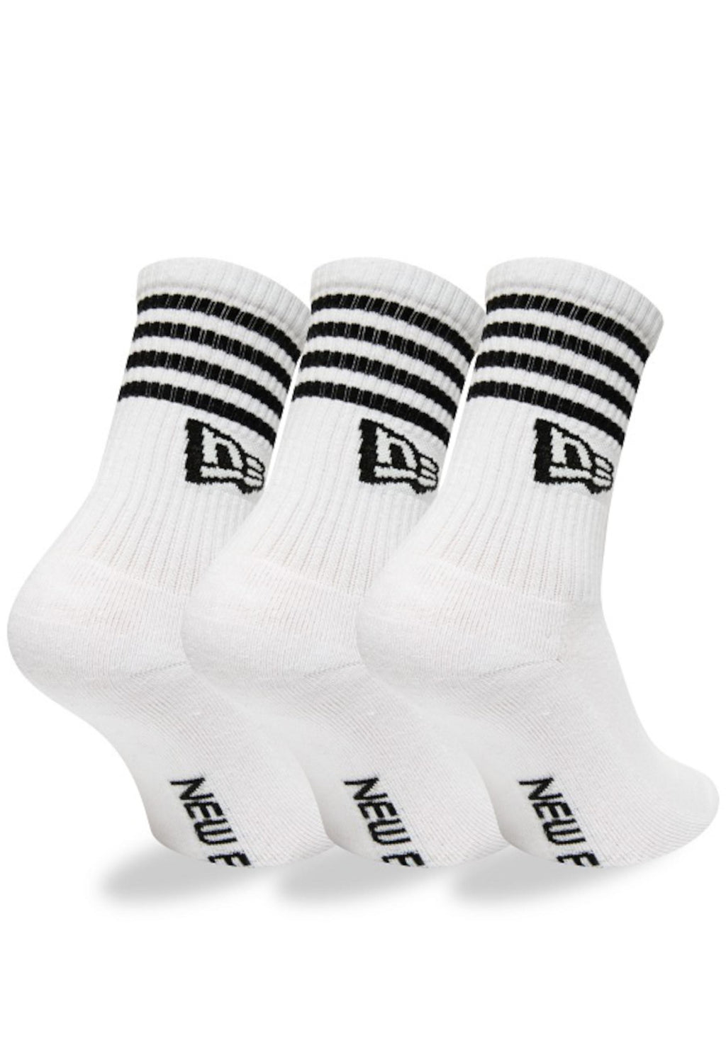 Calzini New Era Bianco Tripack 13113626 WHI NEW ERA 