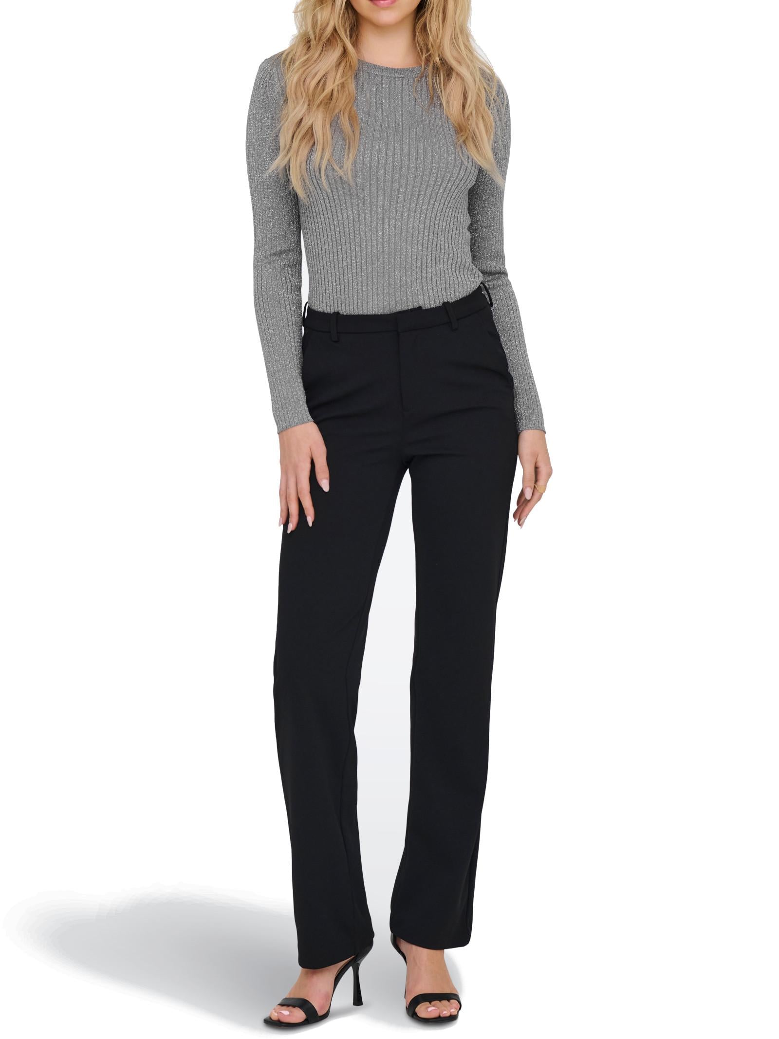 Maglia JDY Plum Argento in lurex 15330569 /Cloud Dancer JDY 