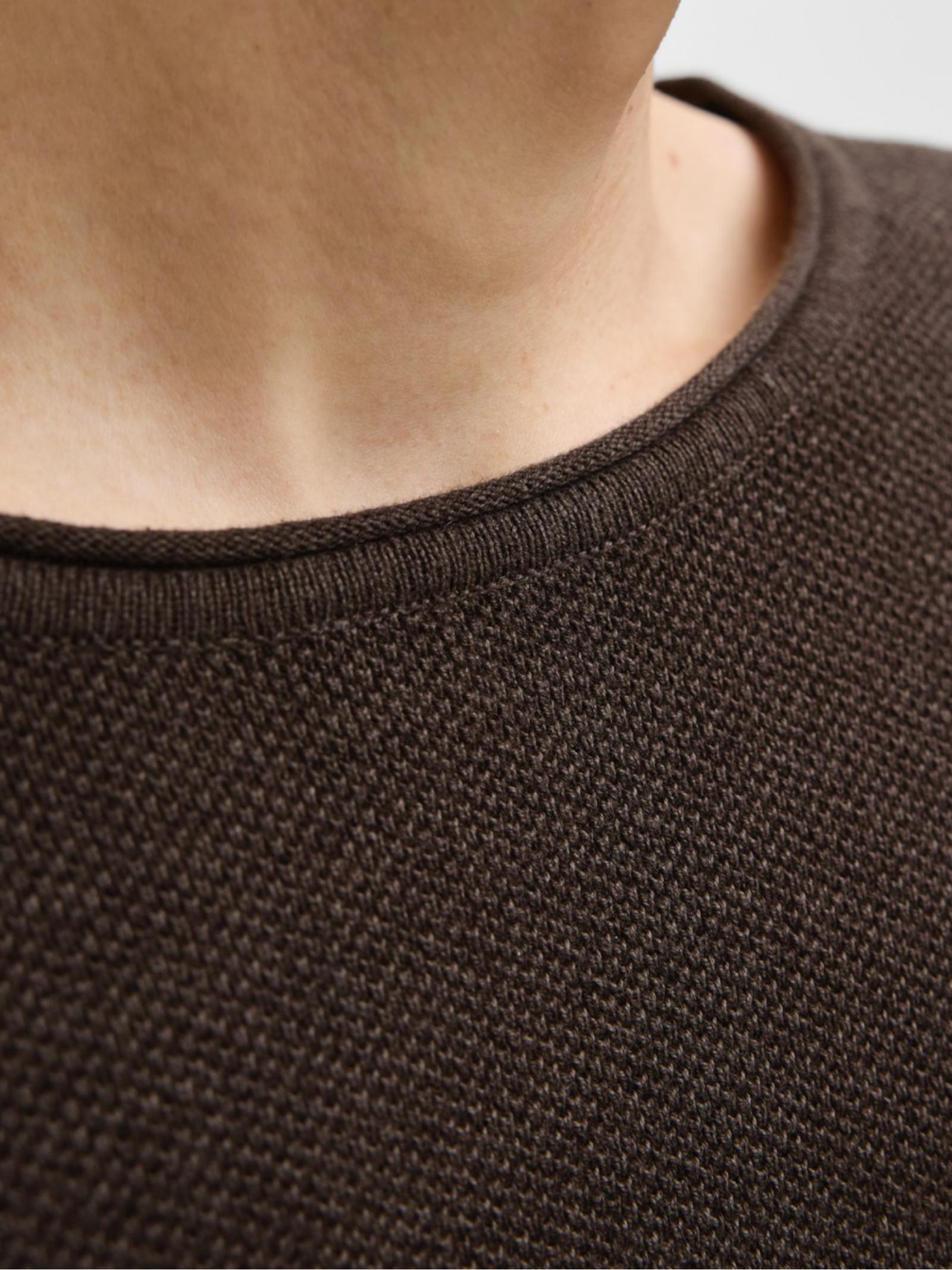 Maglia Jack & Jones Hill Marrone girocollo 12157321 /Delicioso JACK & JONES 