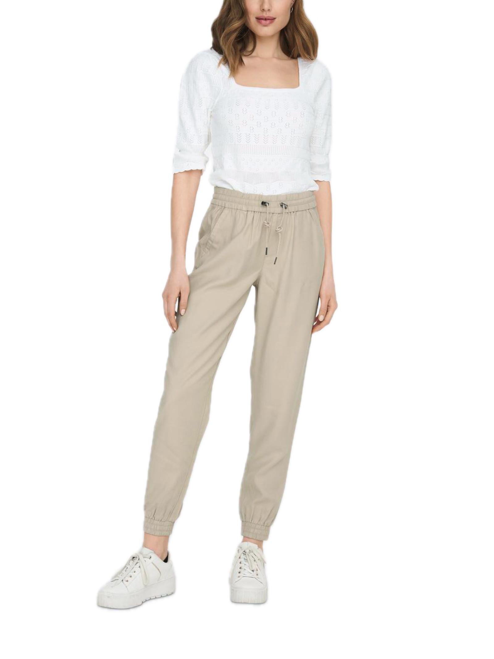 Pantalone Only Beige con polsino 15203946 /Humus ONLY 