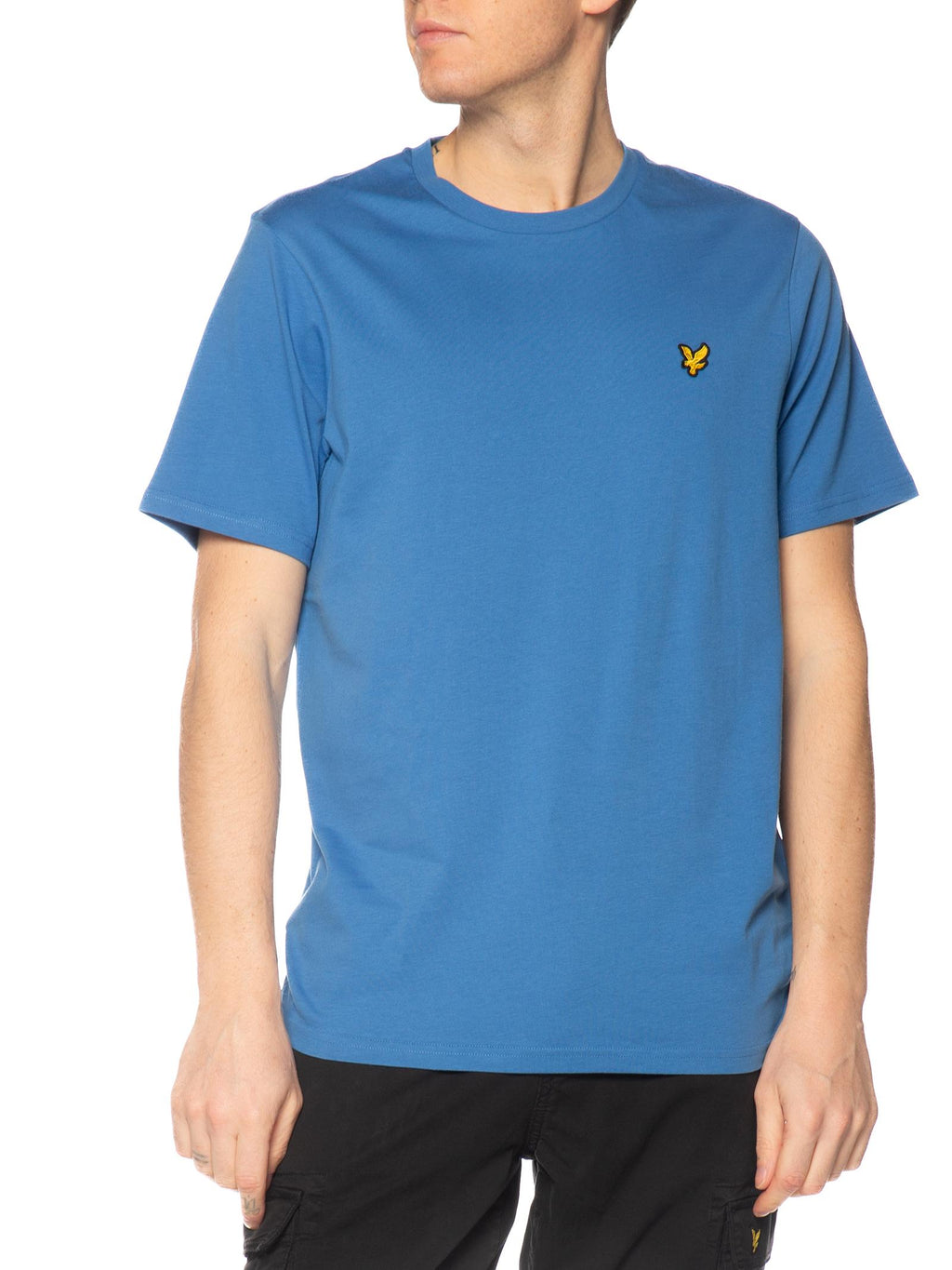 T-shirt Lyle & Scott Azzurro Logo TS400VOG SAPPHIRE BLUE LYLE & SCOTT 