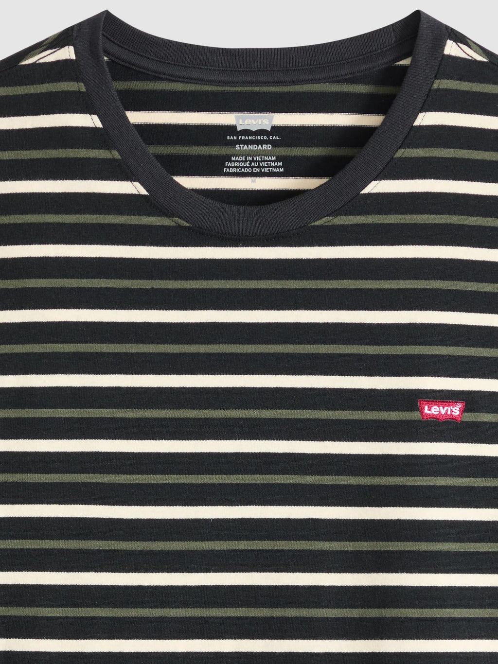 T-Shirt Levi's® Original Nero verde a righe 5660503 03 LEVI'S® 