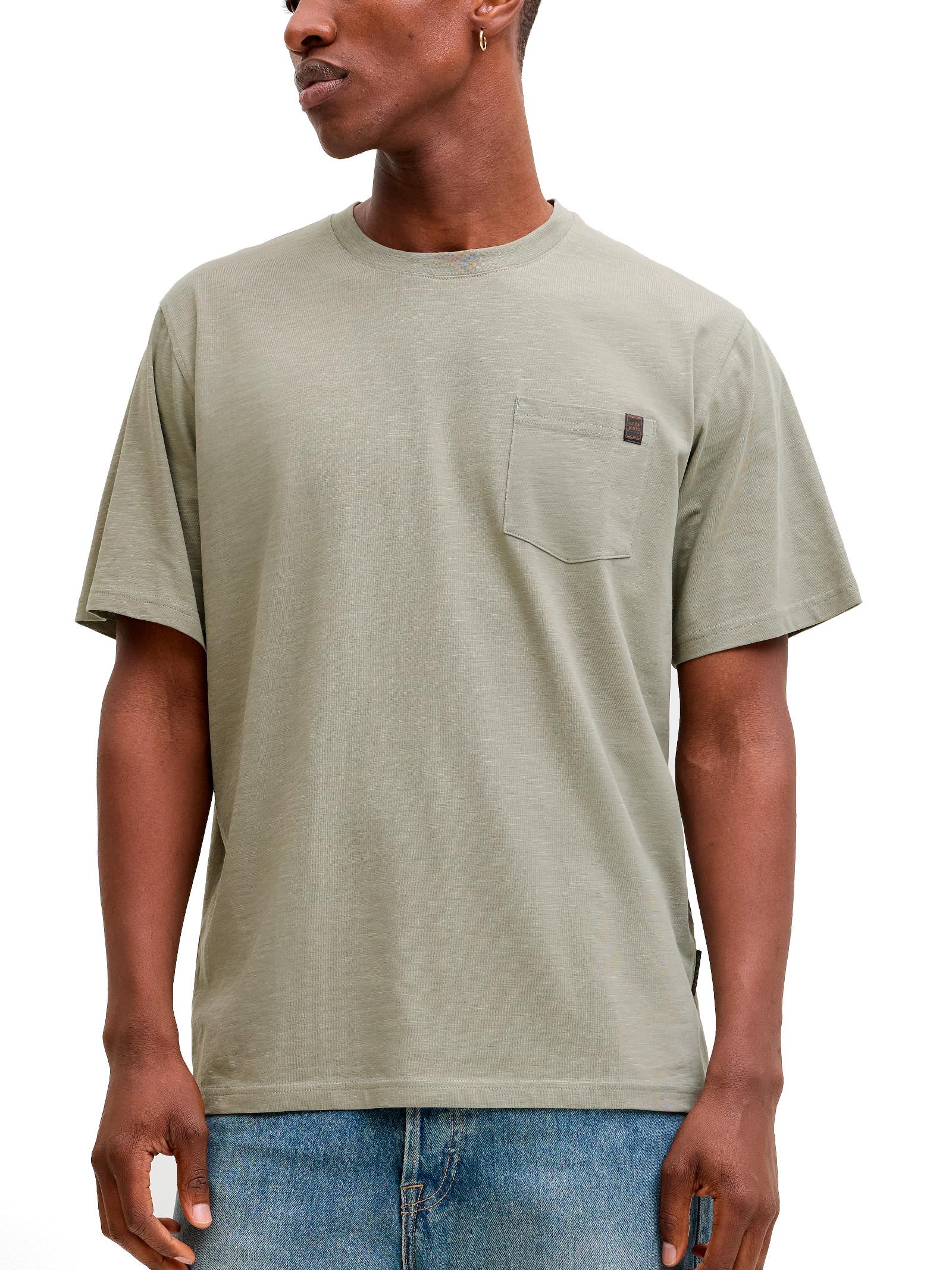 T-shirt Jack & Jones Dover Verde con taschino 12288897 /Vetiver JACK & JONES 