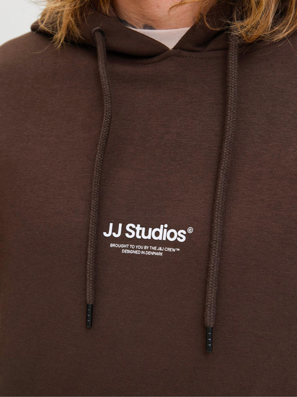 Felpa Jack & Jones Soho Marrone con cappuccio 12278789 /Delicioso JACK & JONES 