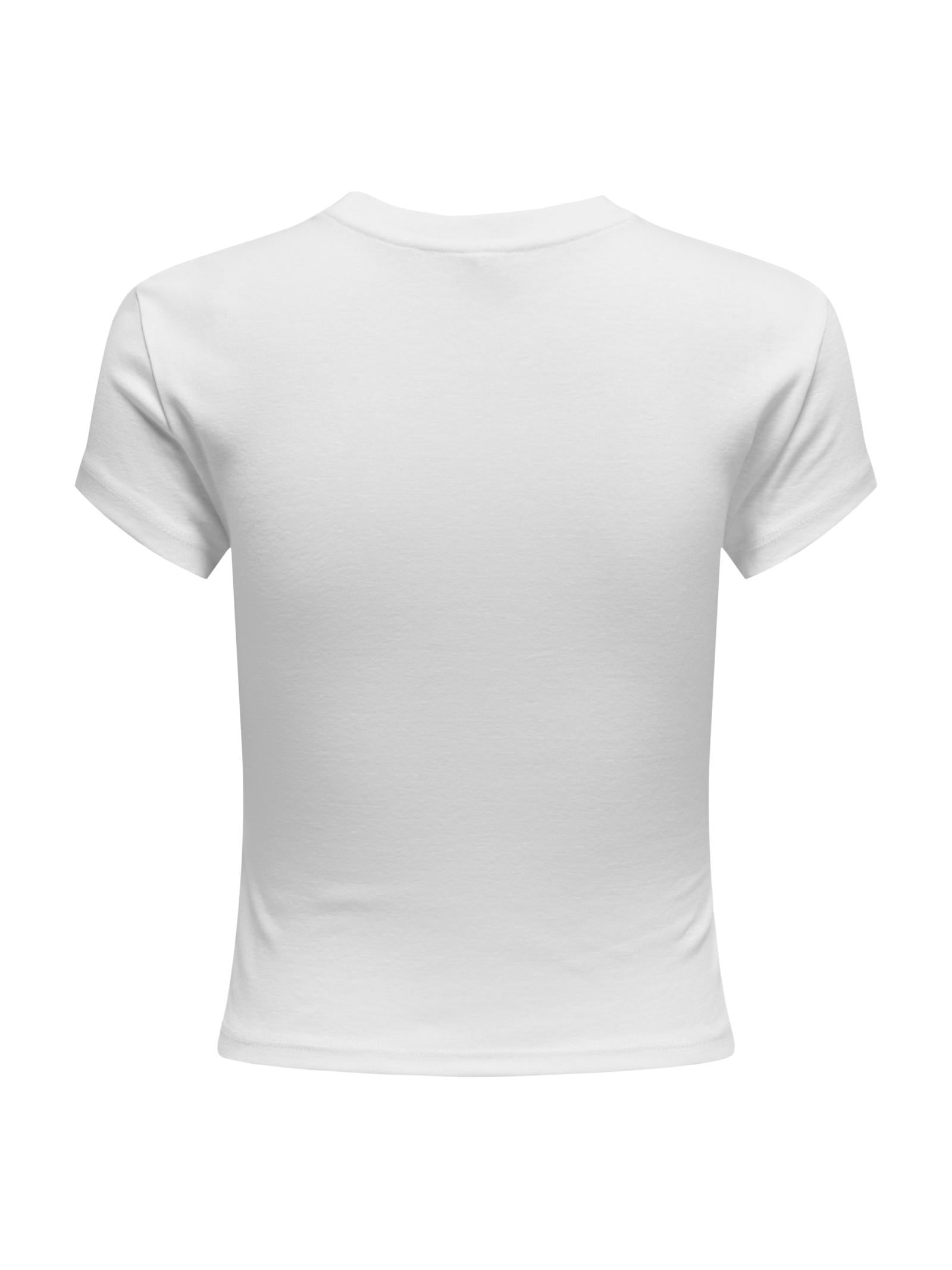 T-shirt Only Bianco Elina maniche corte 15320229 /White ONLY 