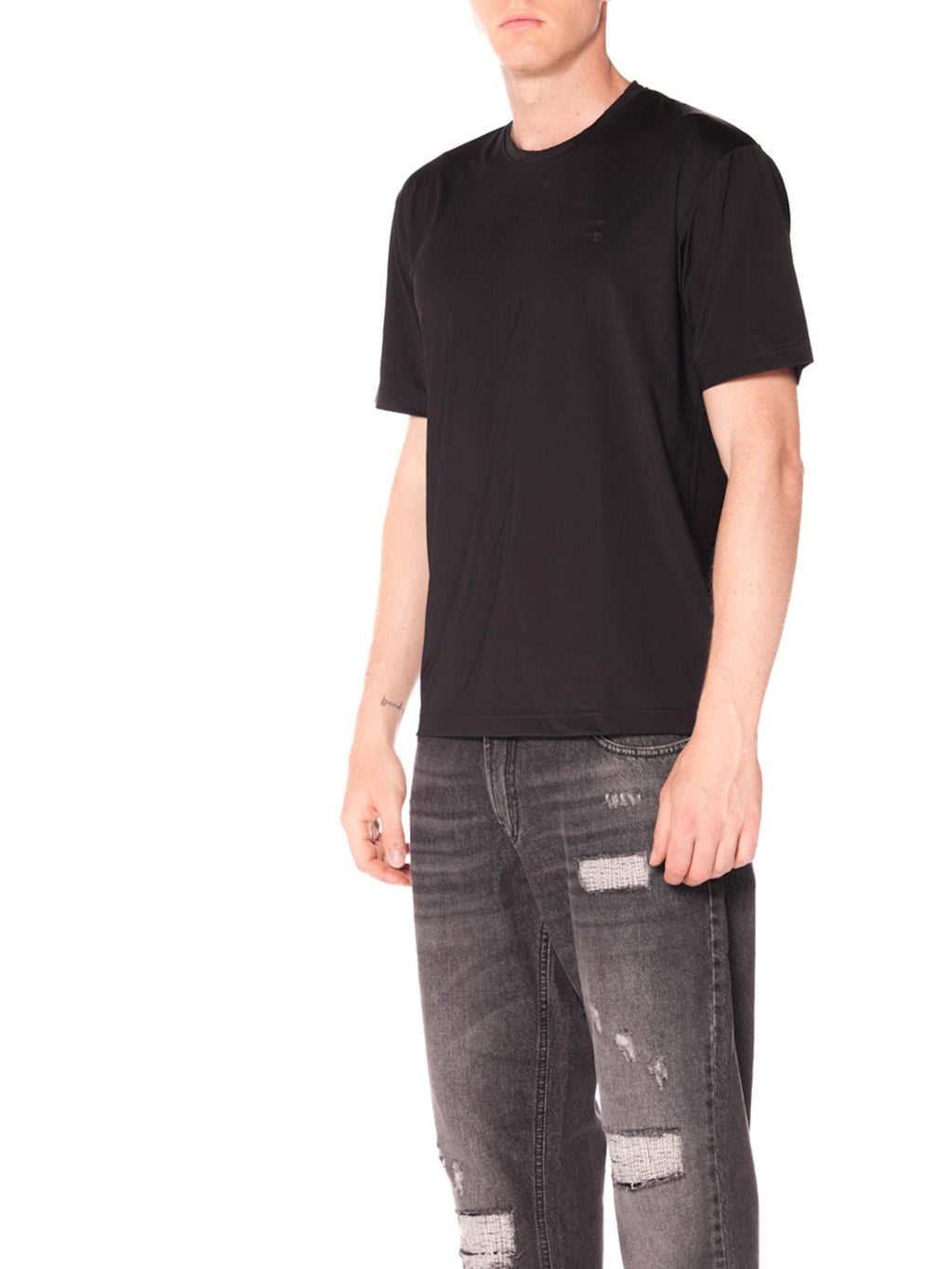 T-shirt Urban Ring Nero tessuto tecnico UR811019 NERO URBAN RING 
