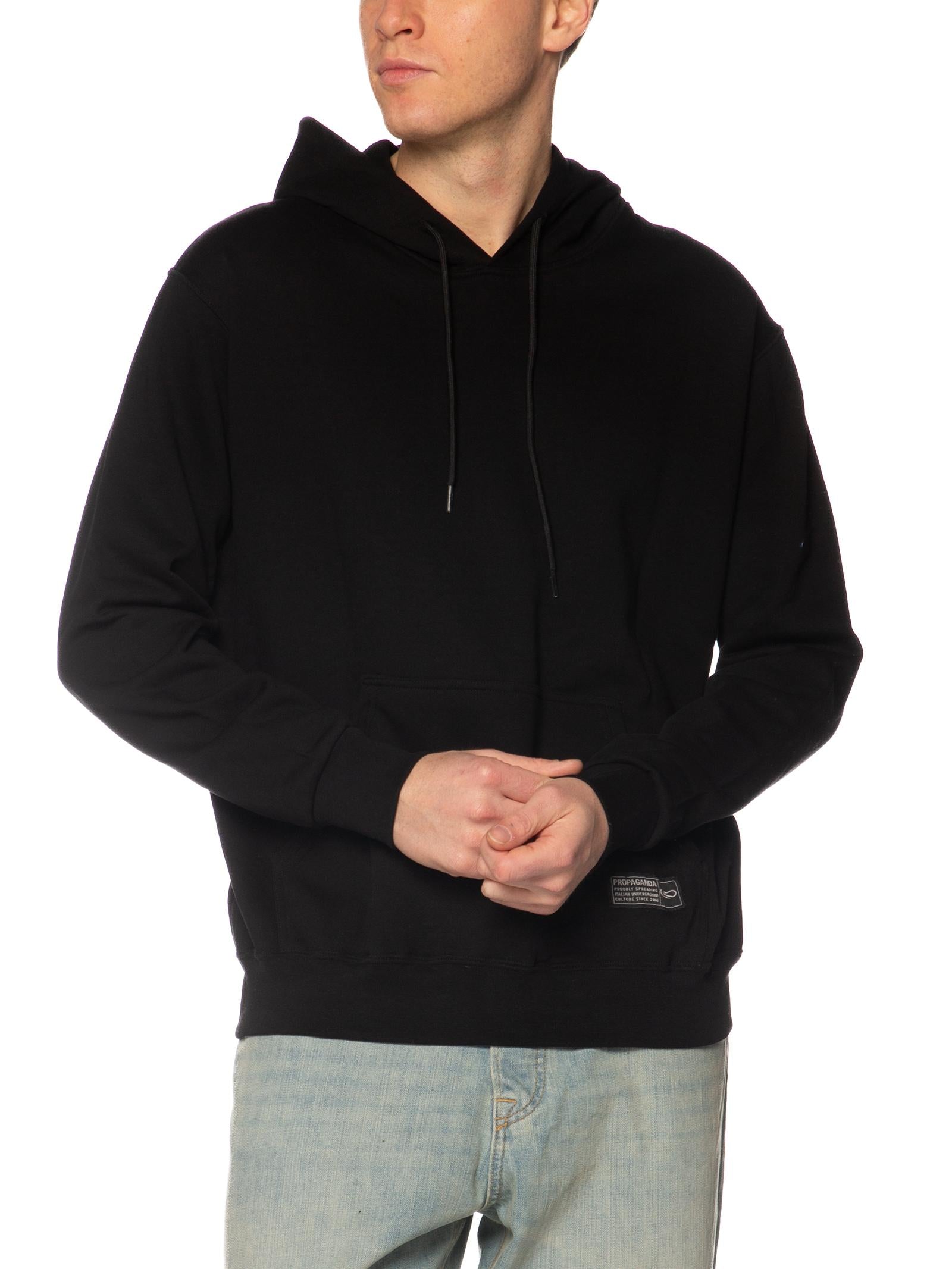 Felpa Propaganda Nero Label FE528 NERO PROPAGANDA 
