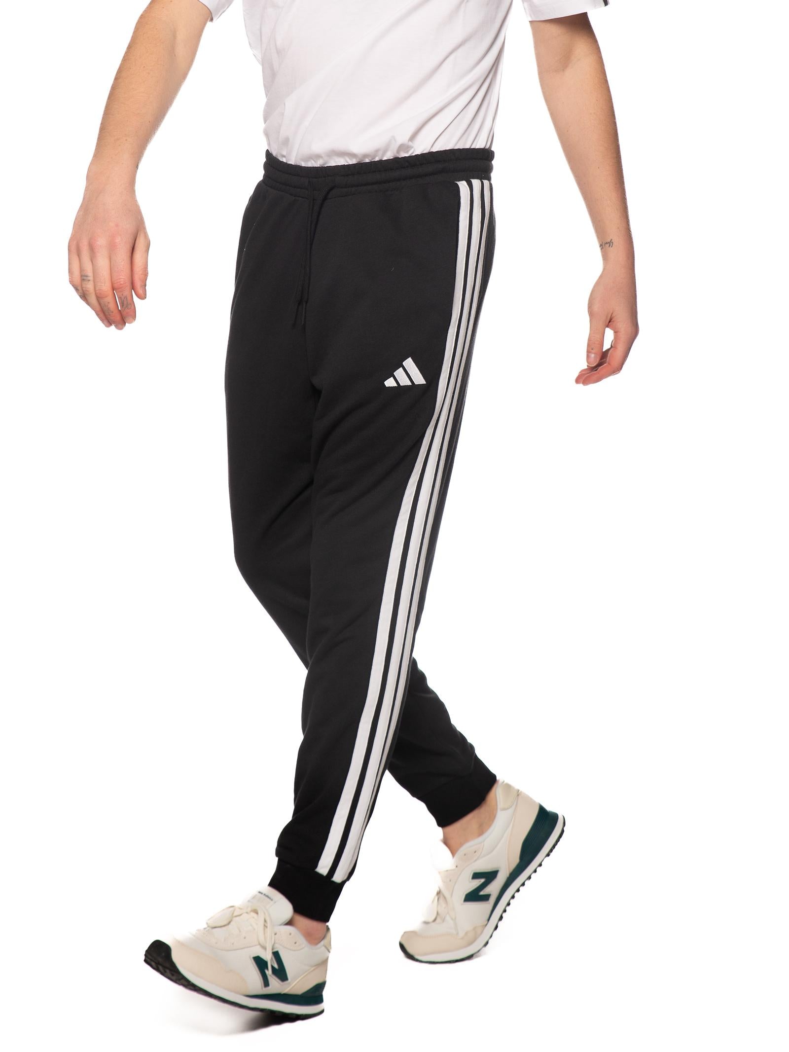Pantalone in felpa Adidas Nero con logo JD1881 NERO ADIDAS 