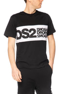 T-shirt DS2 Nero con maxi stampa SS26214 NERO DS2 