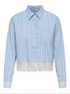 Camicia Only Celeste Khalida a righe 15367450 /Chambray Blue ONLY 