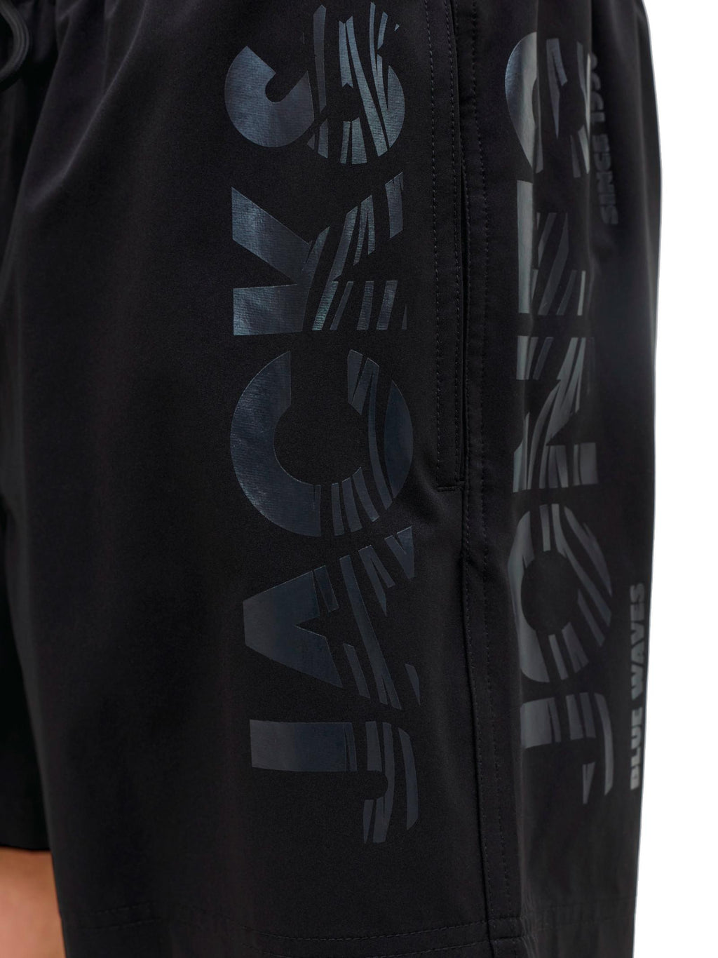 Costume Jack & Jones Maui Nero logo 12291391 /Black JACK & JONES 