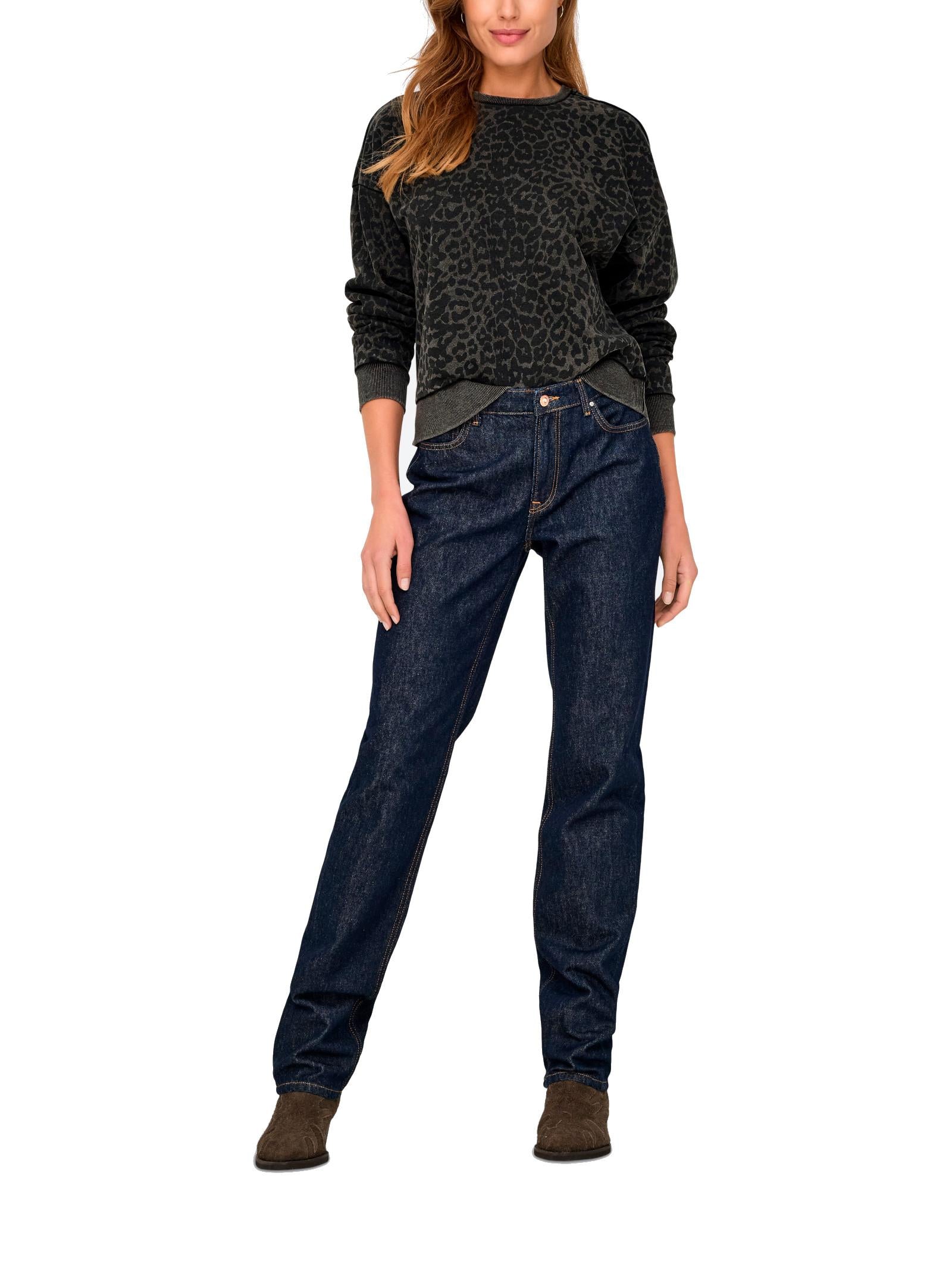 Felpa Only Voice Nero maculata 15348175 /Black ONLY 