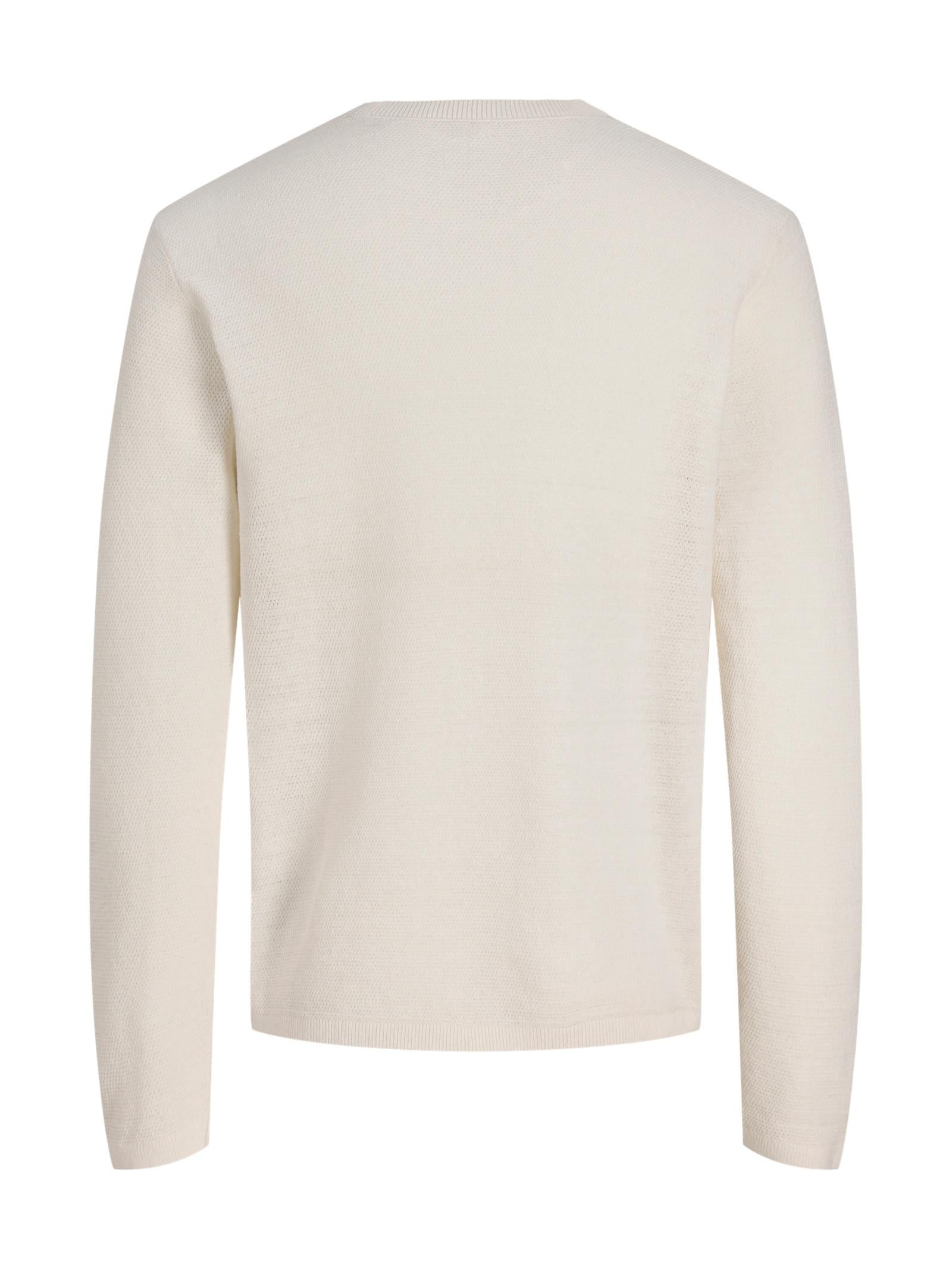 Maglia Jack & Jones Devin Bianco a girocollo 12288420 /Cloud Dancer JACK & JONES 