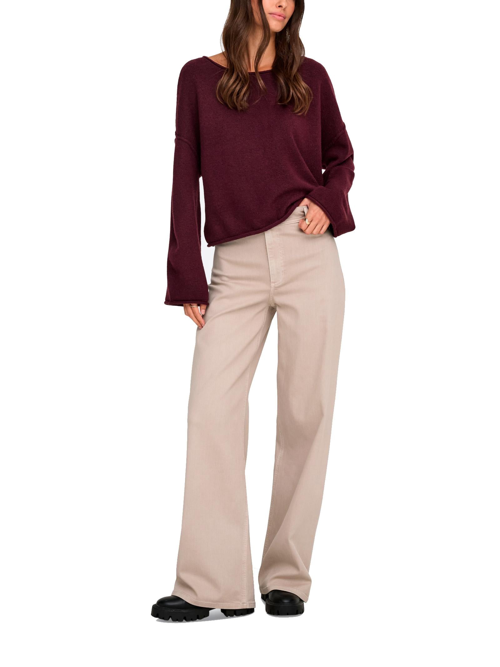 Pantalone JDY Iris Beige a zampa 15341269 /Chateau Gray JDY 