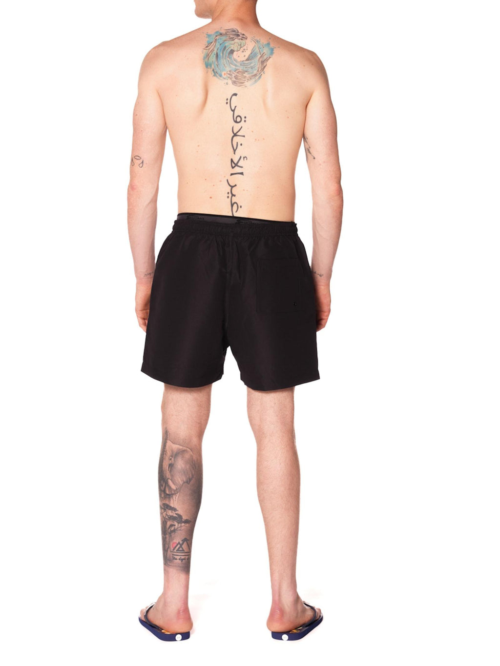 Costume Calvin Klein Drawstring Nero boxer KM01092 BEH CALVIN KLEIN JEANS 