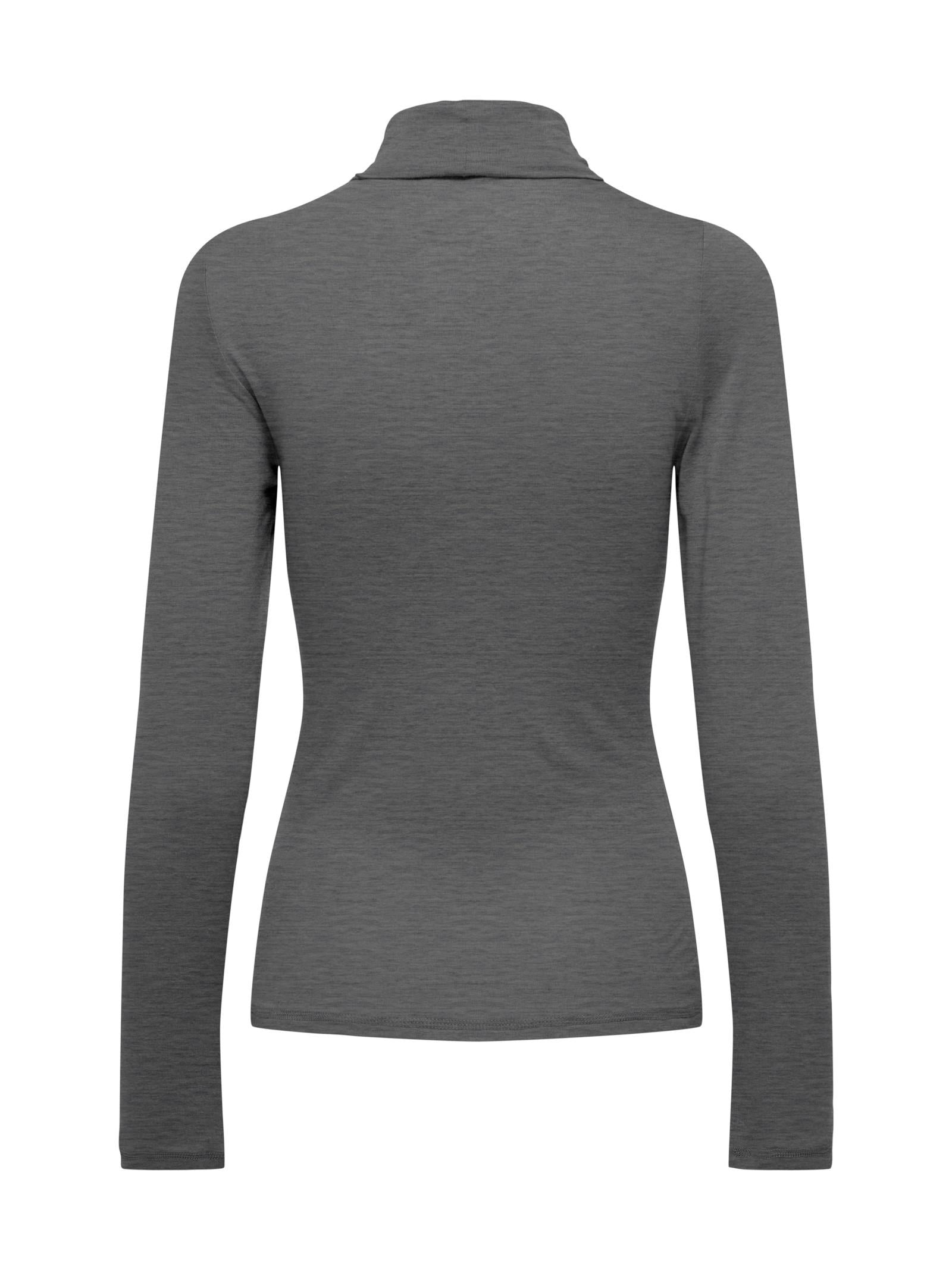 T-shirt Jacqueline De Yong Suma Antracite collo alto 15311143 /Dark Grey Melange JDY 