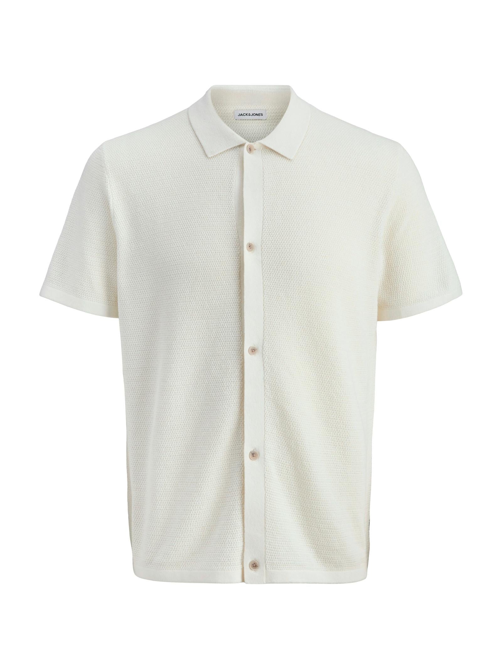 Camicia Jack & Jones George Bianco in maglia 12288253 /Cloud Dancer JACK & JONES 