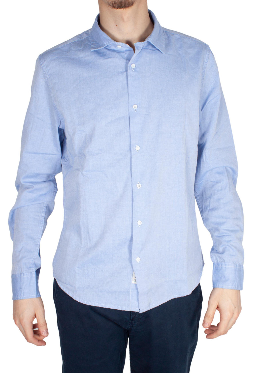 Camicia Landek Park Celeste manica lunga