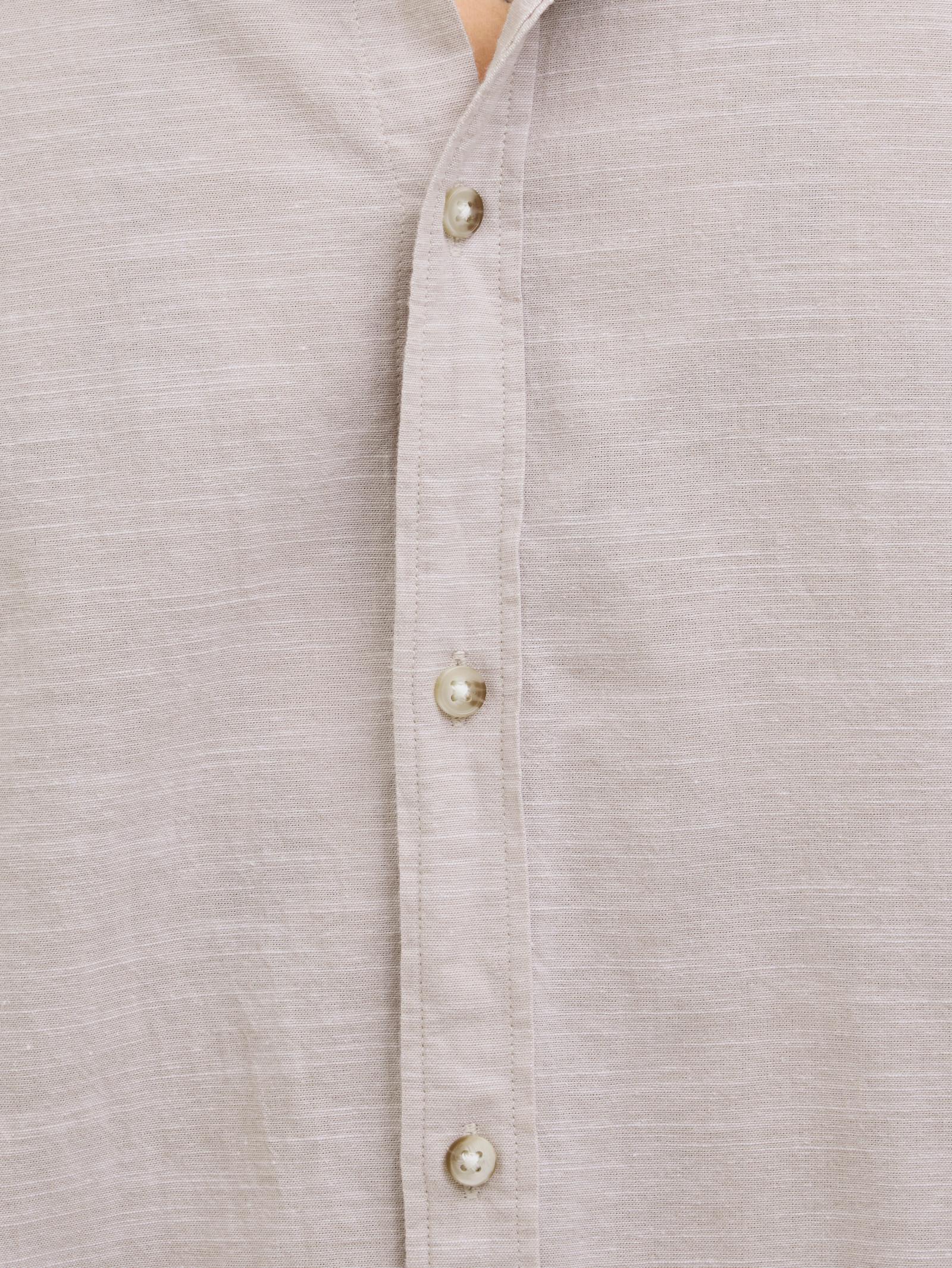 Camicia Jack & Jones Beige Summer coreana lino 12269319 /Crockery JACK & JONES 