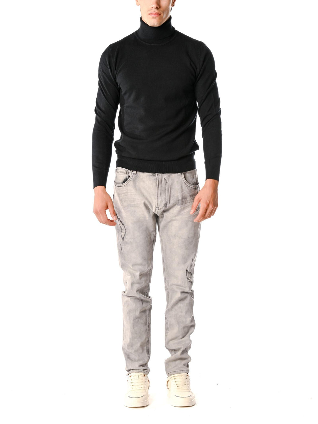 Maglia Gianni Lupo Nero dolcevita GL33500 NERO GIANNI LUPO 