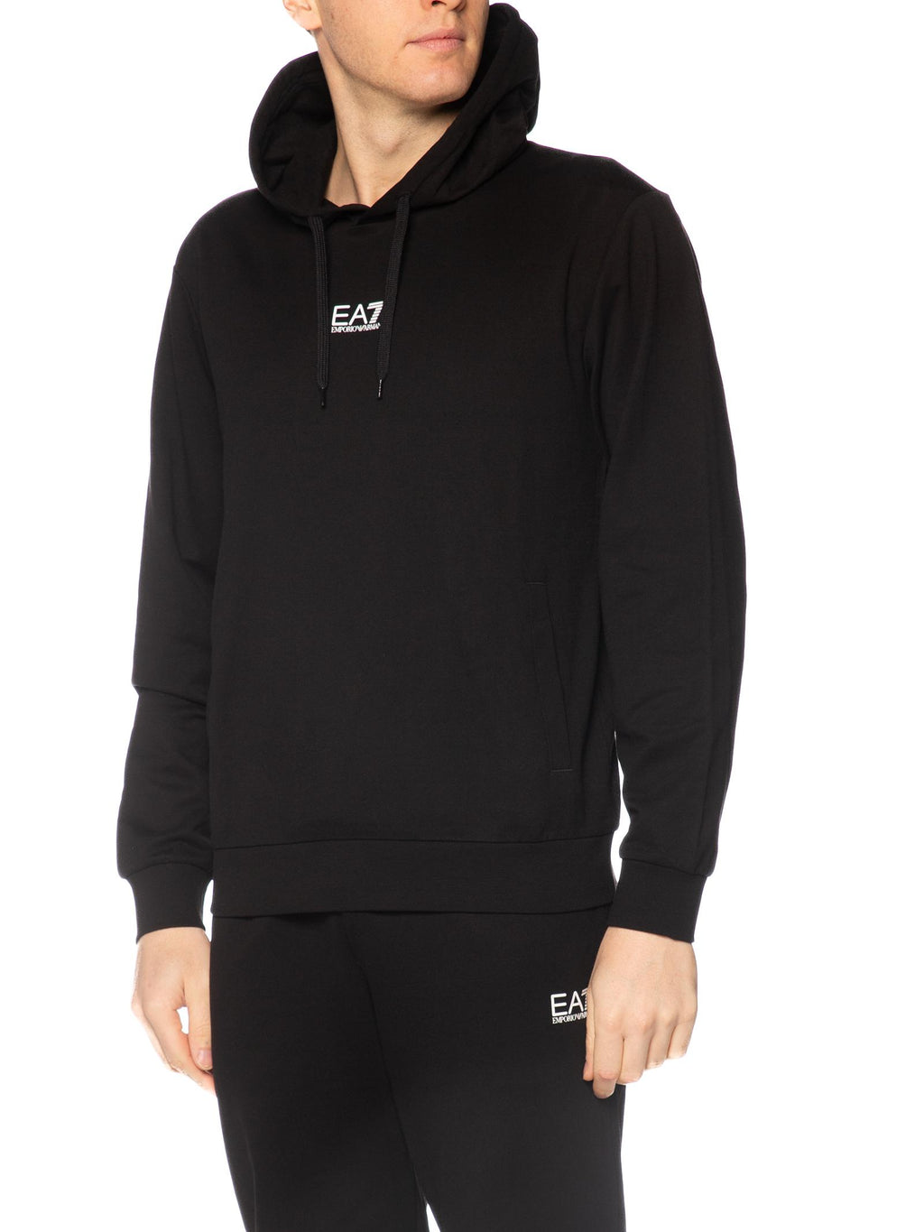 Felpa Emporio Armani Nero con cappuccio 8NPV64F 1200 EA7 