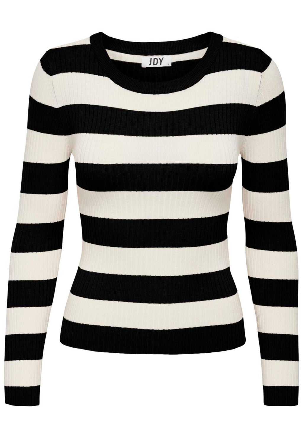 Maglia Jacqueline De Yong Plum Nero righe 15277223 /Black JDY 