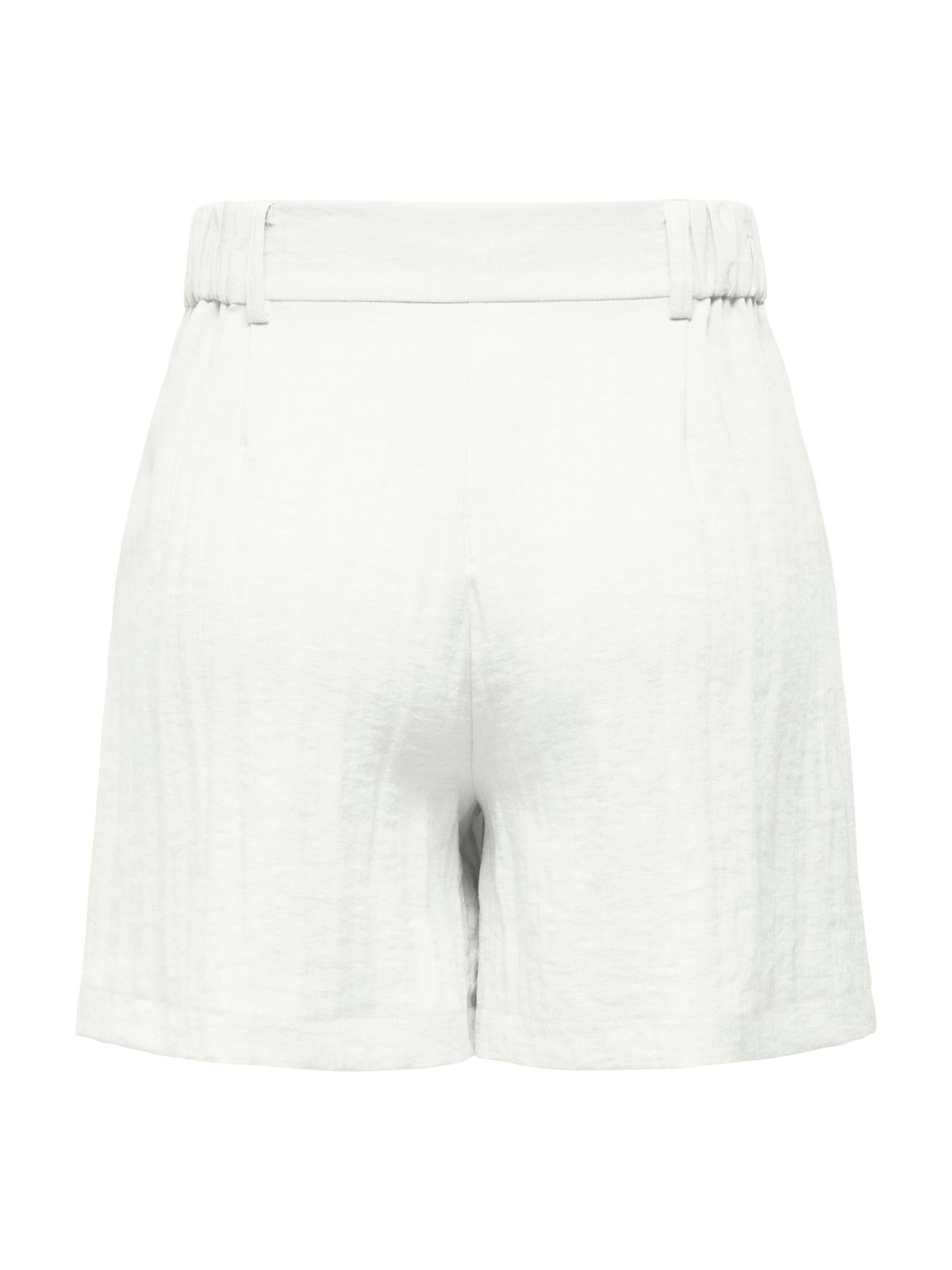 Shorts Only Bianco Lita effetto lino 15370279 /Bright White ONLY 