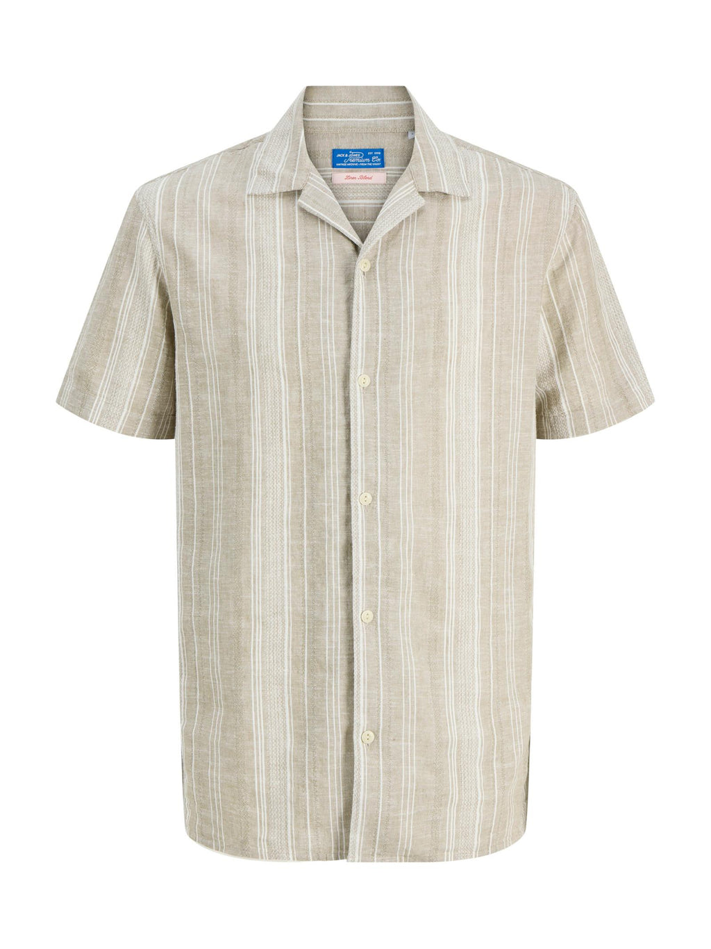 Camicia Jack & Jones Verde salvia Summer Lino 12291964 /Mermaid JACK & JONES 