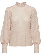 Blusa Jacqueline De Yong Bianco girocollo