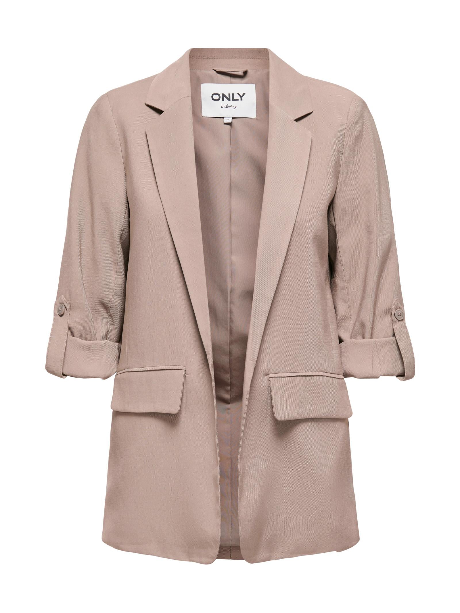Giacca Only Laris Fango Blazer manica a 3/4 15310839 /Fungi ONLY 