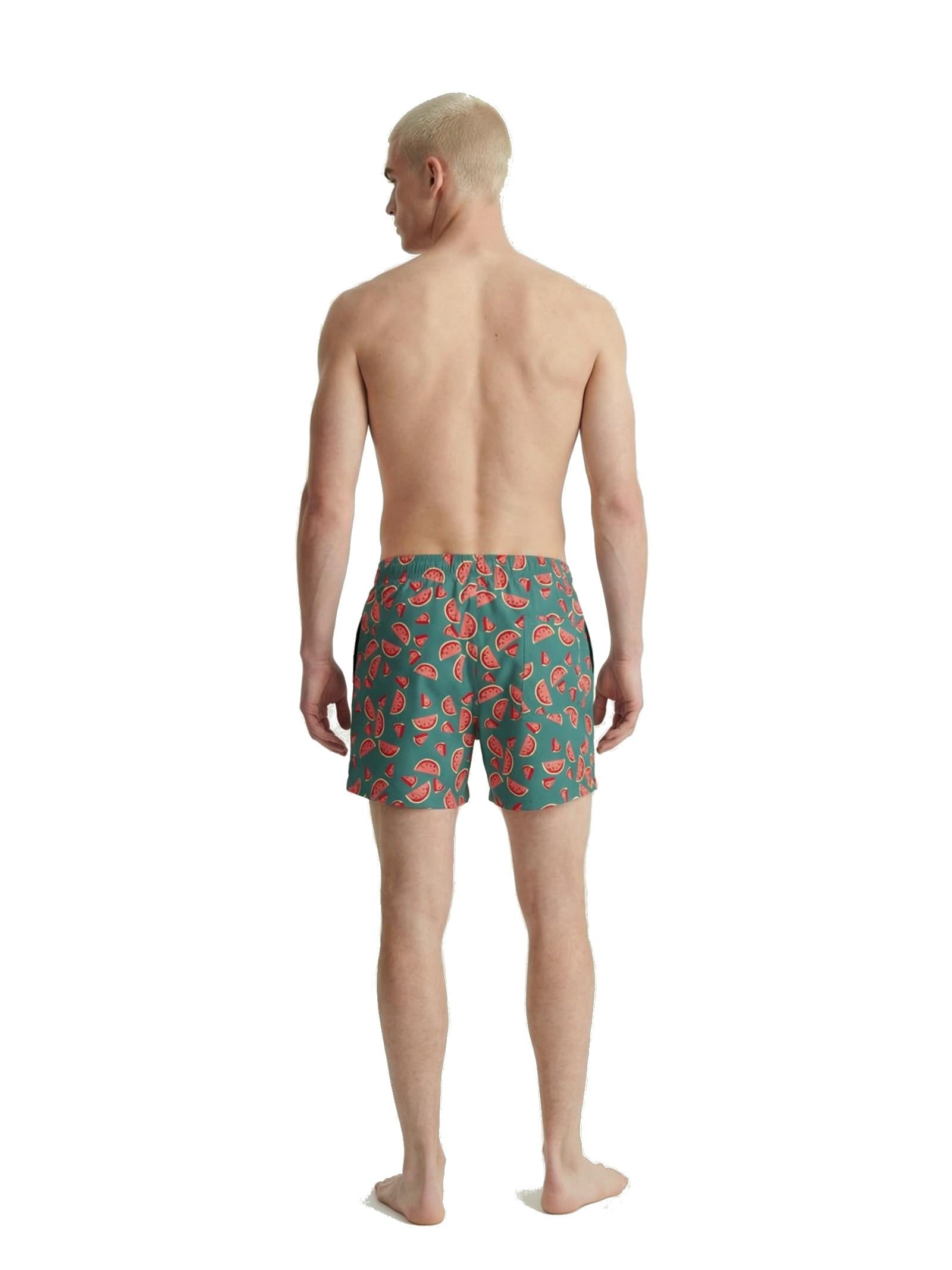 Costume Jack & Jones Maui Verde rosso fantasia 12291426 /Colonial Blue JACK & JONES 