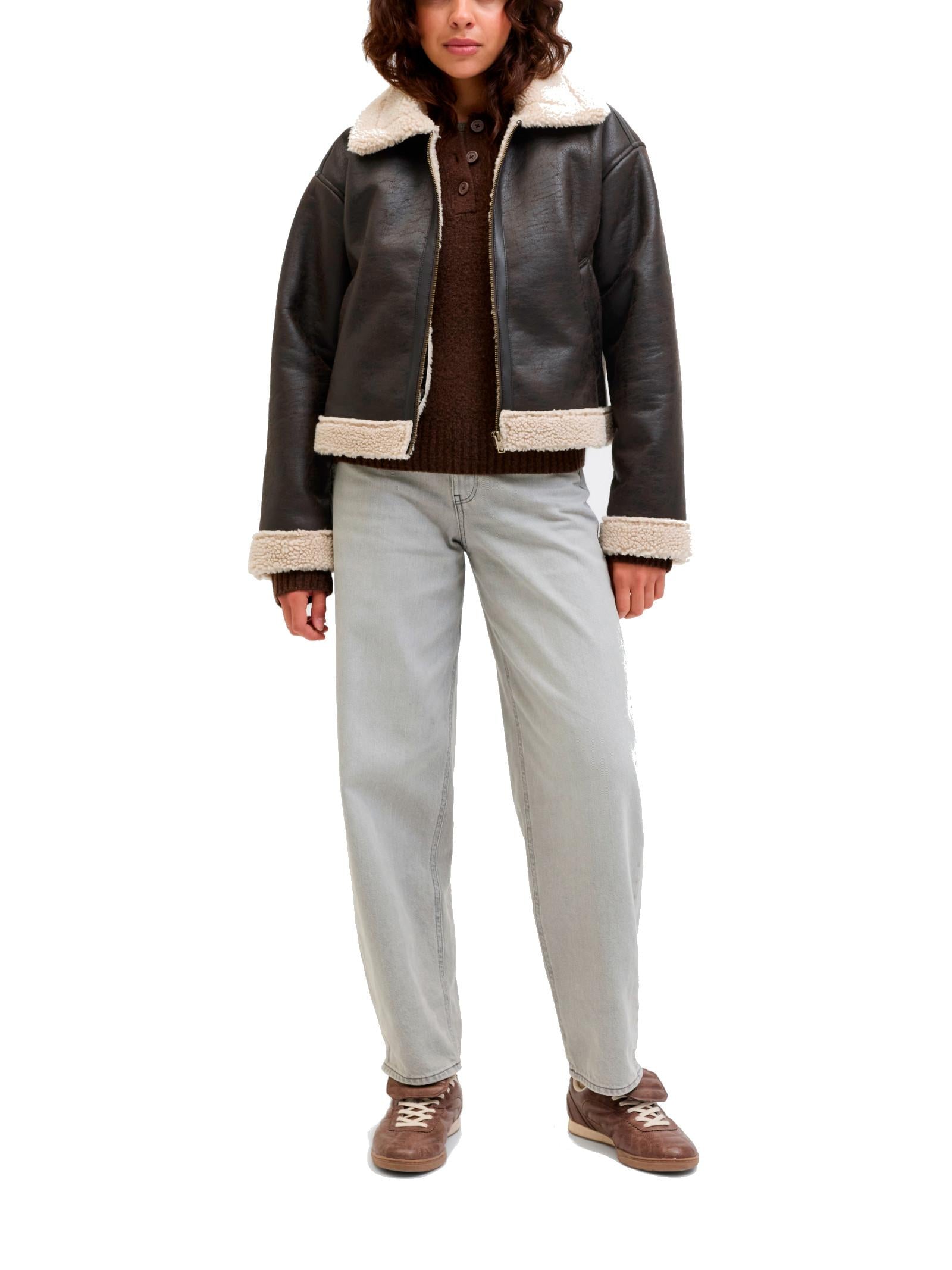 Giubbotto JJXX Vea Marrone montone 12278930 /Bracken JJXX 