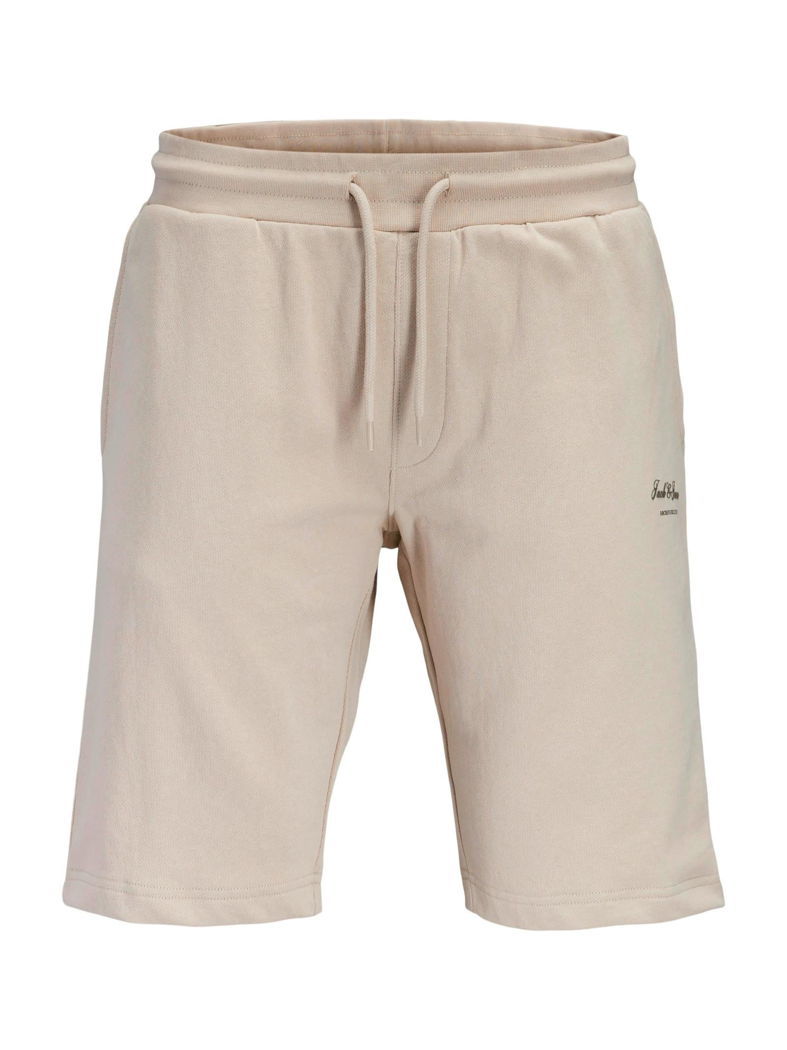 Bermuda Jack & Jones Beige Petrolio in felpa 12288638 /Moonbeam JACK & JONES 