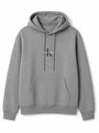 Felpa Calvin Klein monologo Grigio con cappuccio LV04RG279G P7E CALVIN KLEIN 