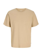 T-shir Jack & Jones Organic Beige a maniche corte basic 12156101 /Fields Of Rye JACK & JONES 
