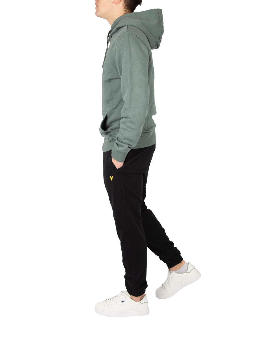 Felpa Lyle & Scott Cappuccio Verde ML416VOG GRENN MERCURIAL LYLE & SCOTT 