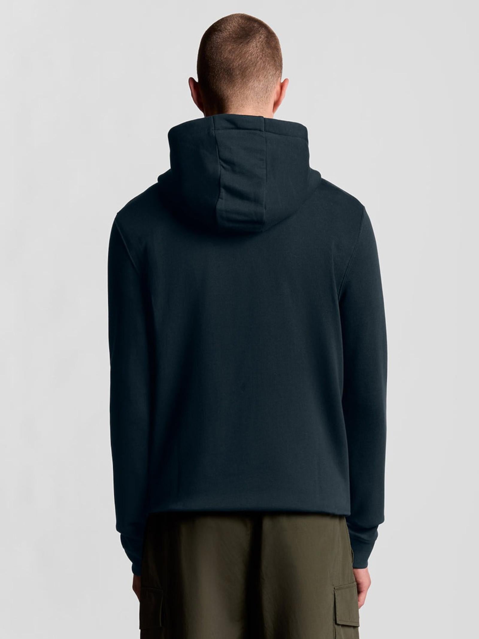 Felpa Lyle & Scott Blu cappuccio e zip ML420VOG DARK NAVY LYLE & SCOTT 