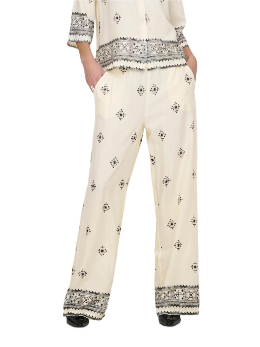 Pantalone JDY Maggie Sabbia fantasia 15351581 /Pristine JDY 