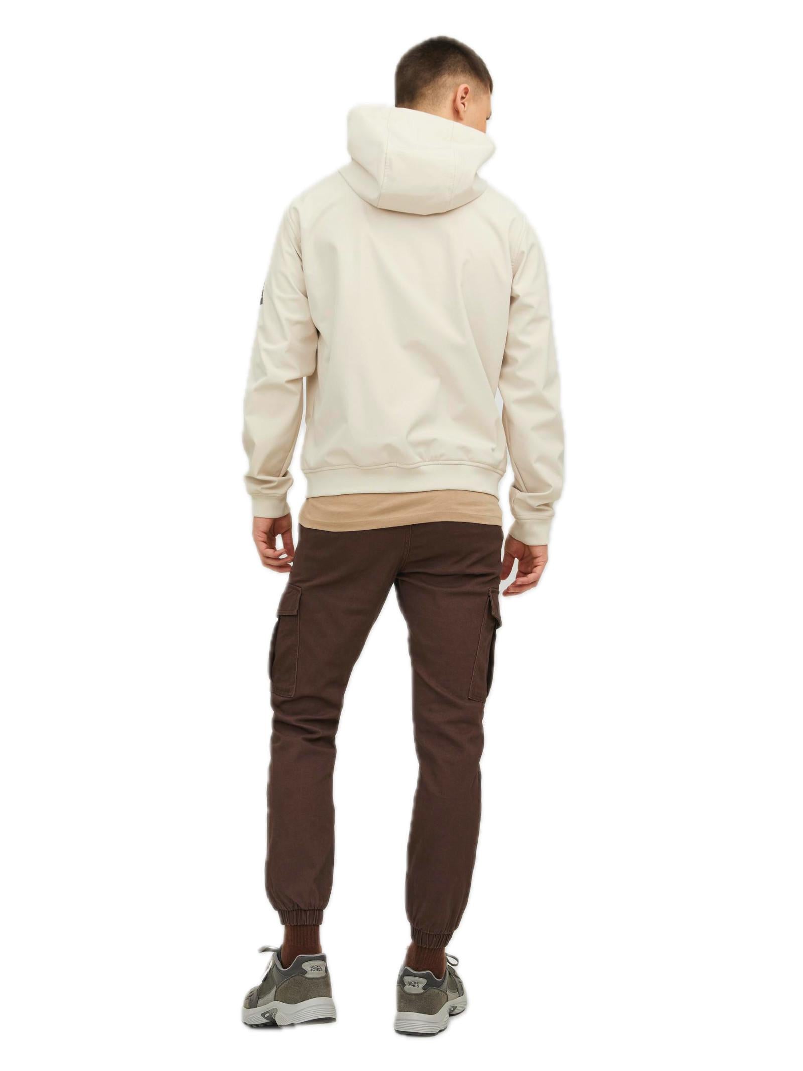 Giubbotto Jack & Jones Softshell Beige con cappuccio 12236300 /MONBEAN JACK & JONES 