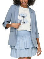 Blazer Only Marsa Celeste con manica 3/4 15308084 /Faded Denim ONLY 