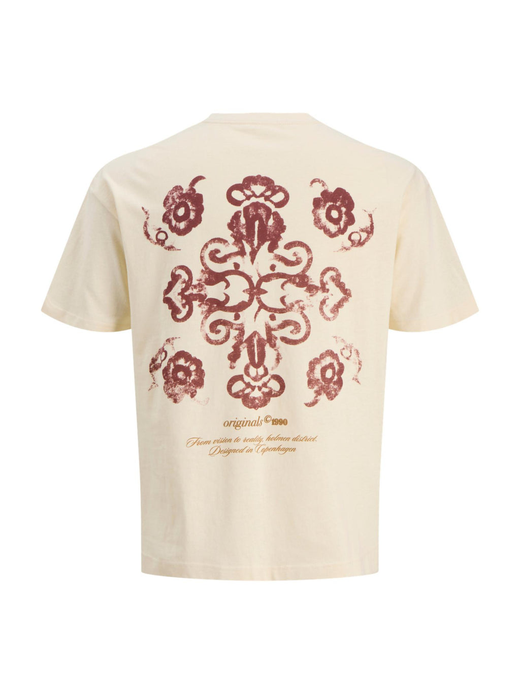T-shirt Jack & Jones Panna Graphic stampa 12290892 /Antique White JACK & JONES 