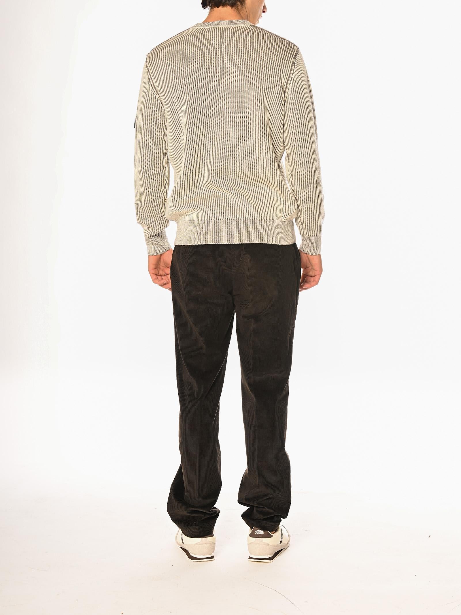 Maglia Gianni Lupo Panna a coste GL35257 PANNA GIANNI LUPO 