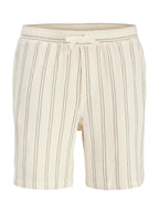 Bermuda Jack & Jones Jaiden Bianco a righe 12274413 /Antique White JACK & JONES 