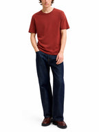 T-shir Jack & Jones Organic Mattone a maniche corte basic 12156101 /Fired Brick JACK & JONES 