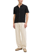 Camicia Jack & Jones George Nero in maglia 12288253 /Black JACK & JONES 