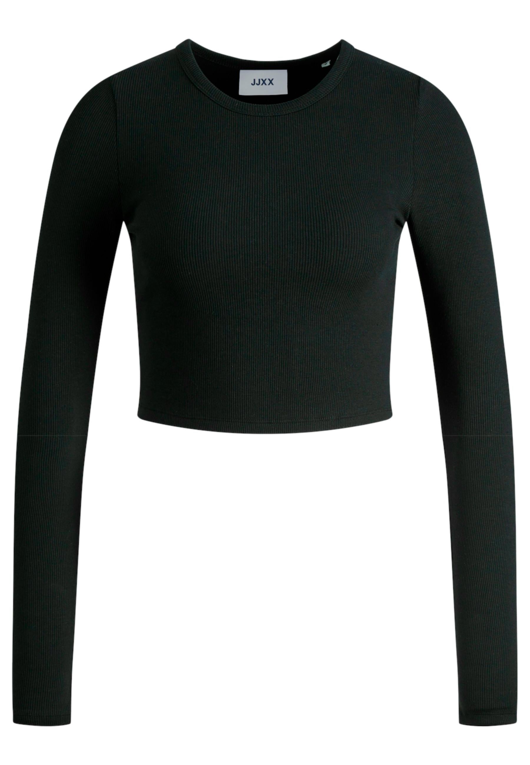T-shirt JJXX Feline Nero manica lunga